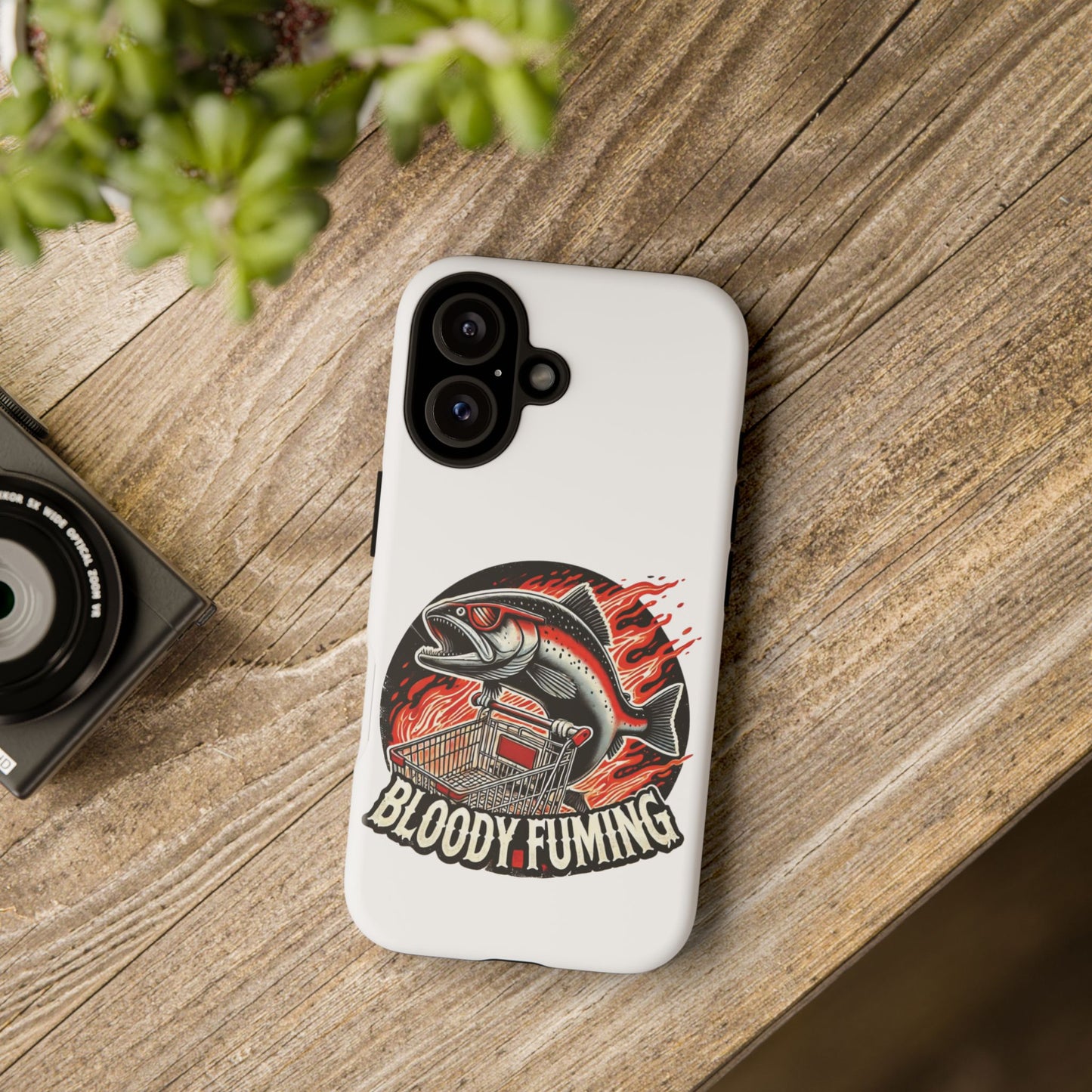 Fuming Fish Phone Case - Tough Protective Cover with Bold Design